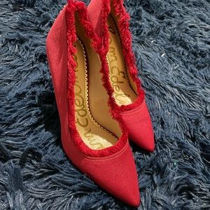 Sam Edelman fringe heels